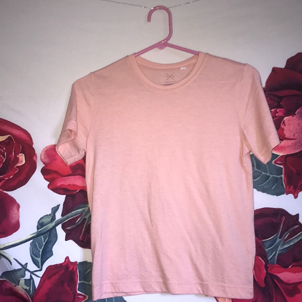Blush pink, cotton t shirt